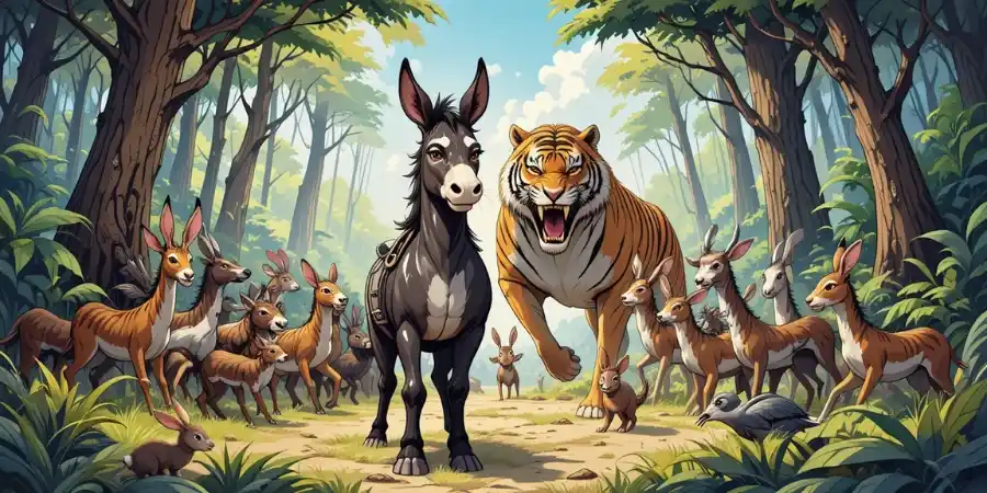 बहादुर गधा