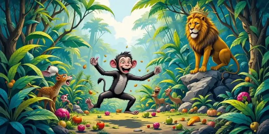 बंदर और उसकी शरारतें