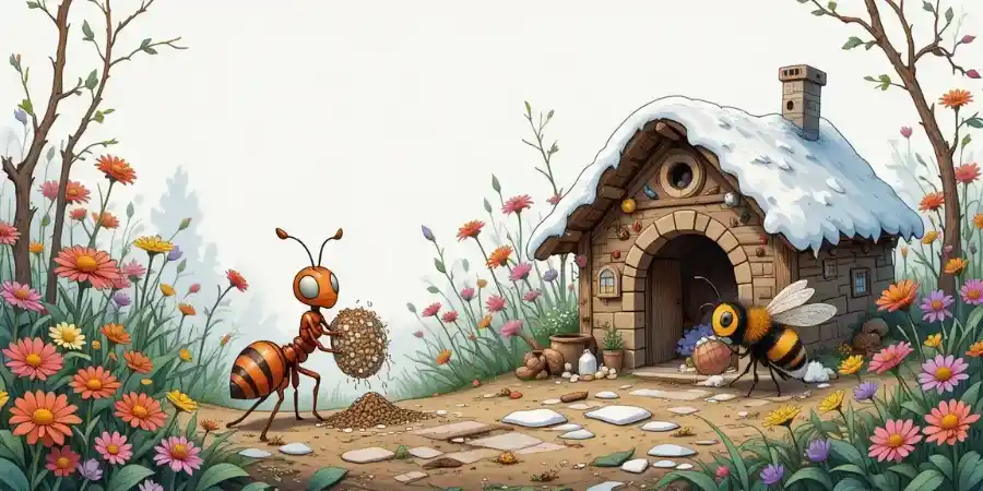 चींटी और मधुमक्खी