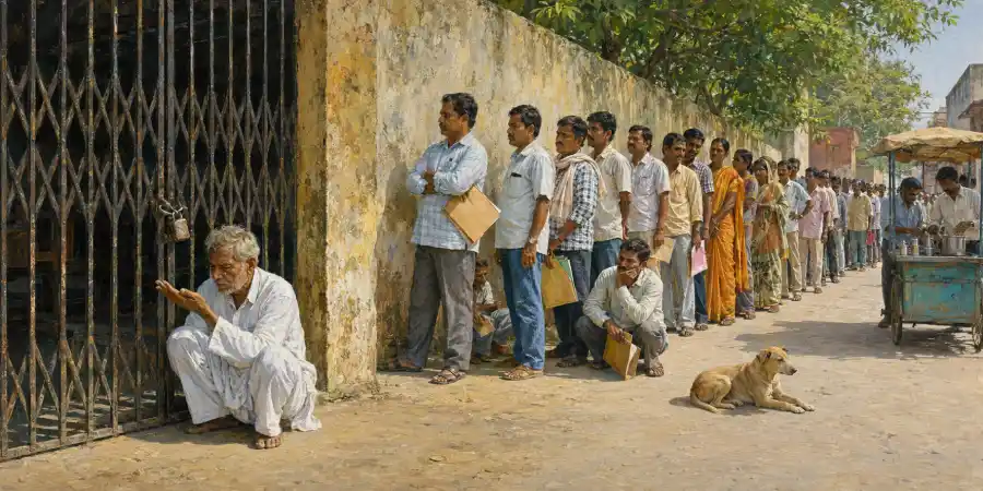छह बजे की लाइन
