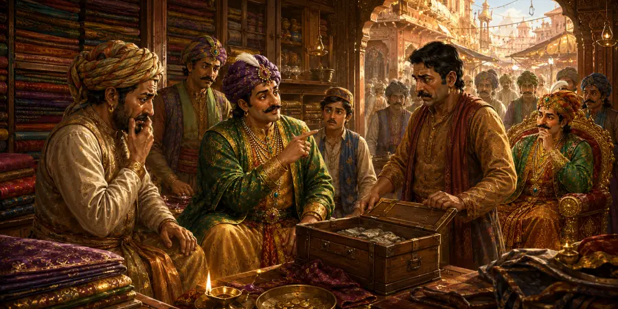 चोर की दाढ़ी में तिनका