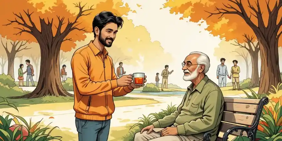 समाज सेवा की खुशी