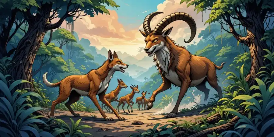 सियार और उसके साथी