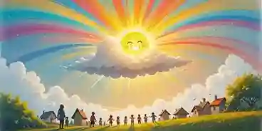 नन्हा सूरज और बादल