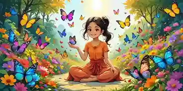 रंग-बिरंगी तितलियाँ